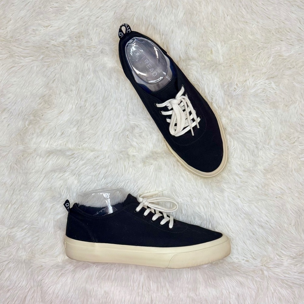 Everlane Tread Forever Black Canvas Lo Sneakers‎ Women's Size 9